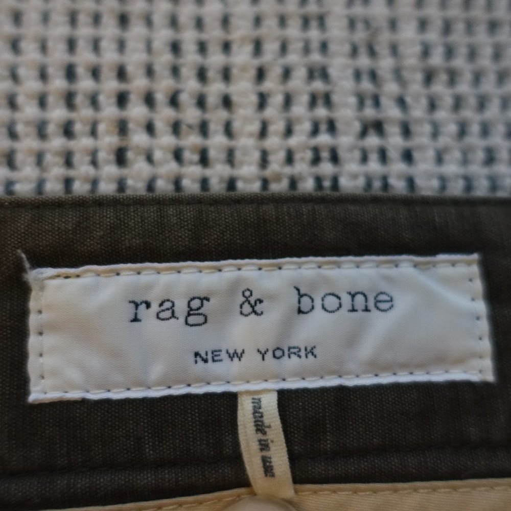 rag & bone Cotton Cargo khaki Pants Size 34 Green - Picture 6 of 6